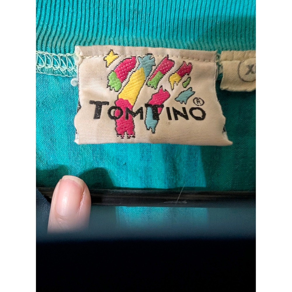 Vintage Tomtino Graphic Polo Shirt Size XL - Picture 6 of 7